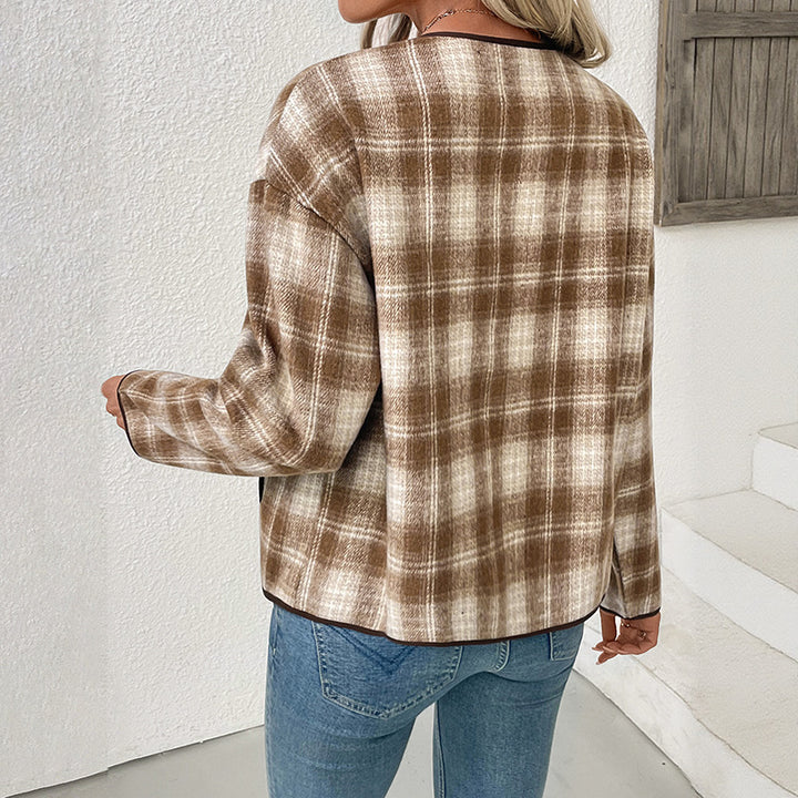 Damen Rutigt Overshirt Mirla-Eva Jonsson