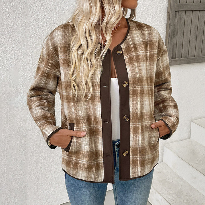 Damen Rutigt Overshirt Mirla-Eva Jonsson