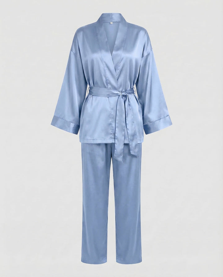 Damen Satin Pyjamaset-Eva Jonsson