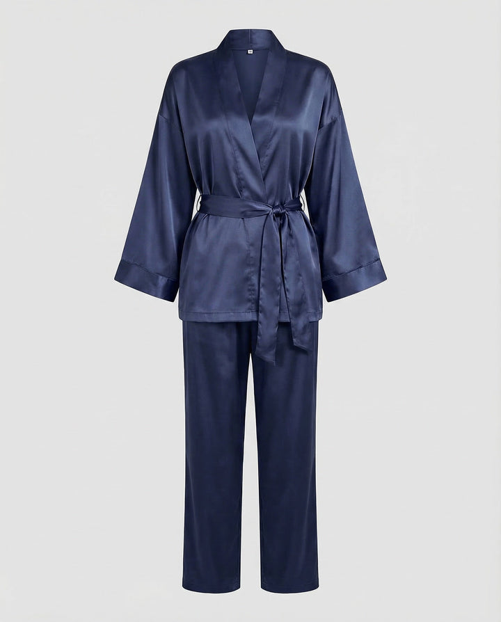 Damen Satin Pyjamaset-Eva Jonsson