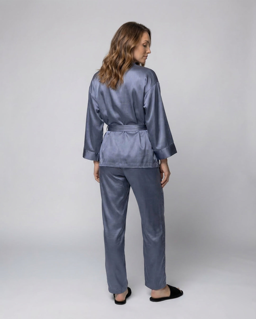 Damen Satin Pyjamaset-Eva Jonsson