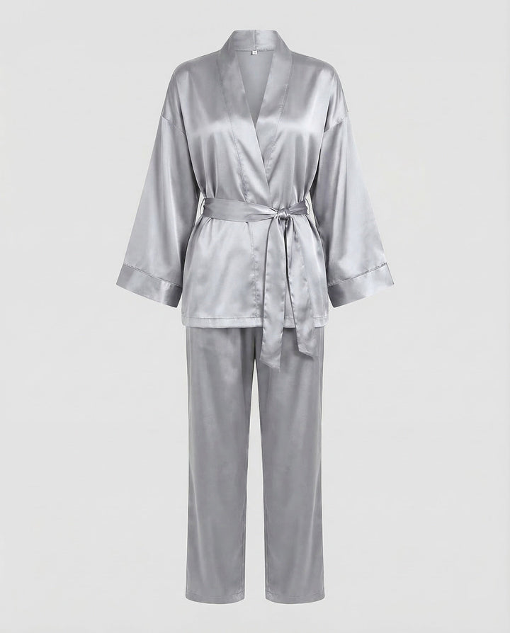 Damen Satin Pyjamaset-Eva Jonsson