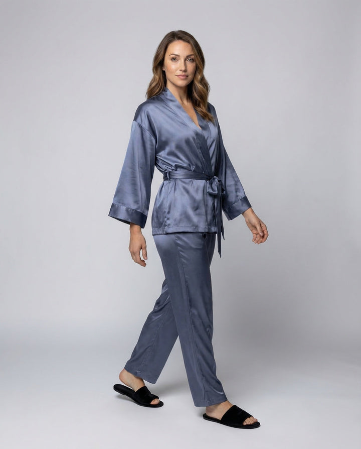 Damen Satin Pyjamaset-Eva Jonsson