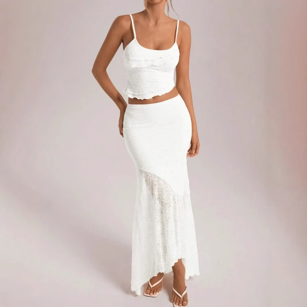 Damen Spitzen Set mit Rüschendetails Mirla-Eva Jonsson