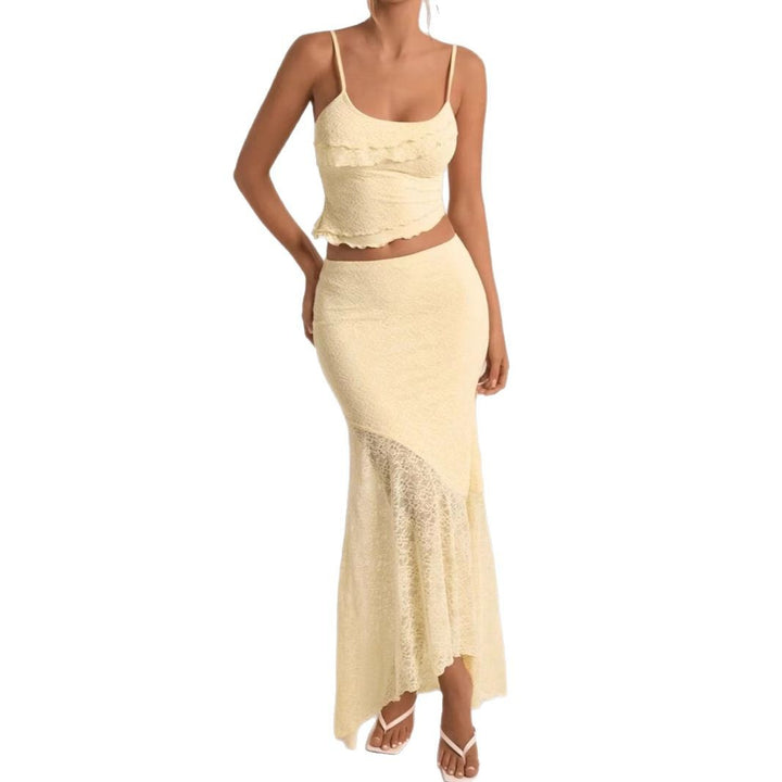 Damen Spitzen Set mit Rüschendetails Mirla-Eva Jonsson