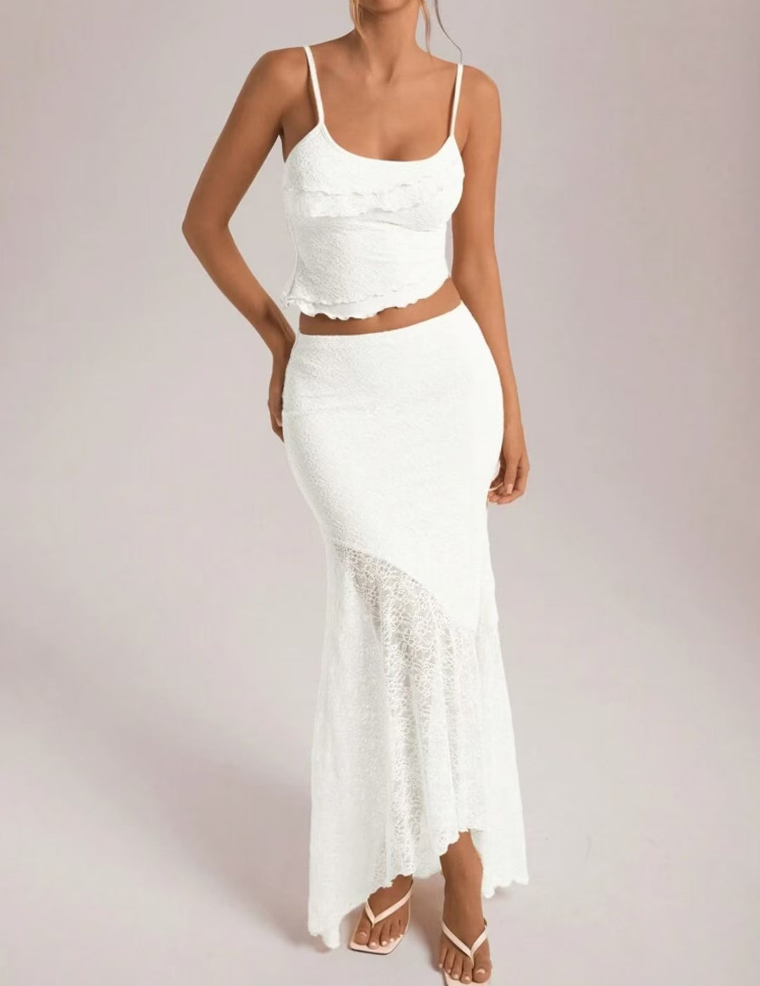 Damen Spitzen Set mit Rüschendetails Mirla-Eva Jonsson