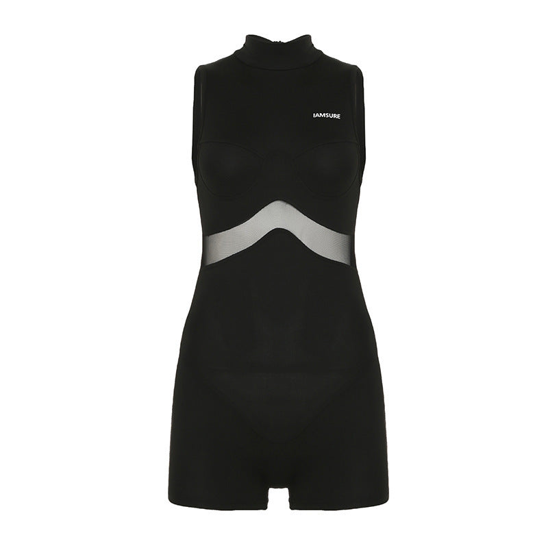 Damen Sportlicher Badesuit mit modernem Mesh-Design Mirla-Eva Jonsson