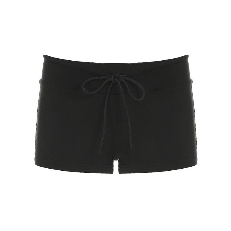 Damen Sporty Shorts with Star Print and Elastic Waistband Mirla-Eva Jonsson