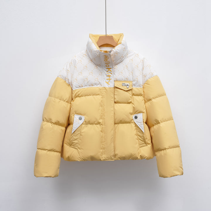 Damen Steppjacke mit hochschließendem Kragen und modischem Muster Mirla-Eva Jonsson