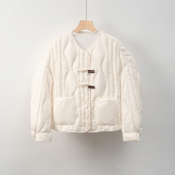 Damen Steppjacke mit praktischem Knopfverschluss und gemütlichen Taschen Mirla-Eva Jonsson