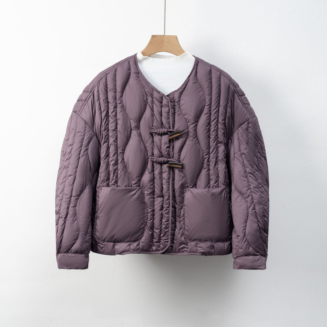 Damen Steppjacke mit praktischem Knopfverschluss und gemütlichen Taschen Mirla-Eva Jonsson