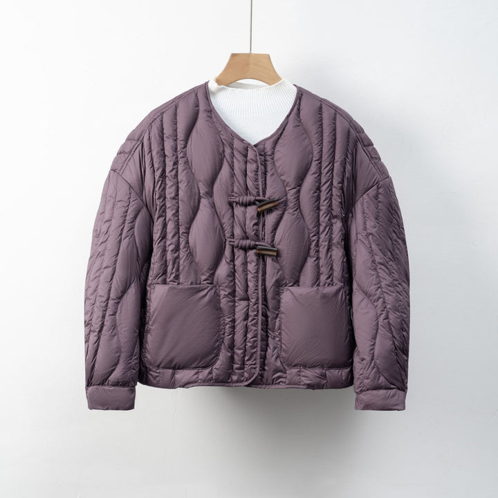 Damen Steppjacke mit praktischem Knopfverschluss und gemütlichen Taschen Mirla-Eva Jonsson