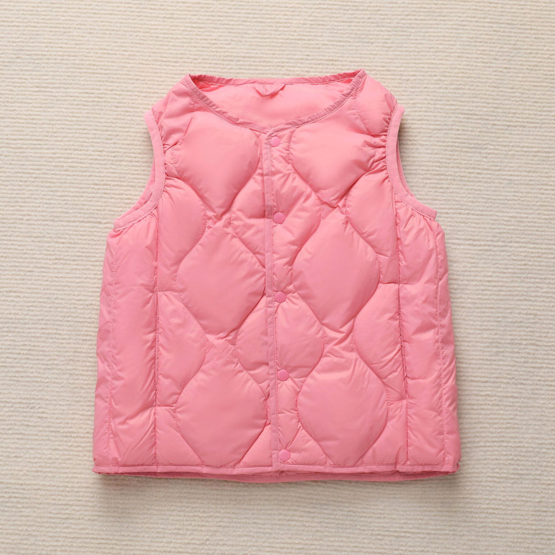 Damen Steppweste mit stylischem Quiltmuster und funktionalen Druckknöpfen Mirla-Eva Jonsson