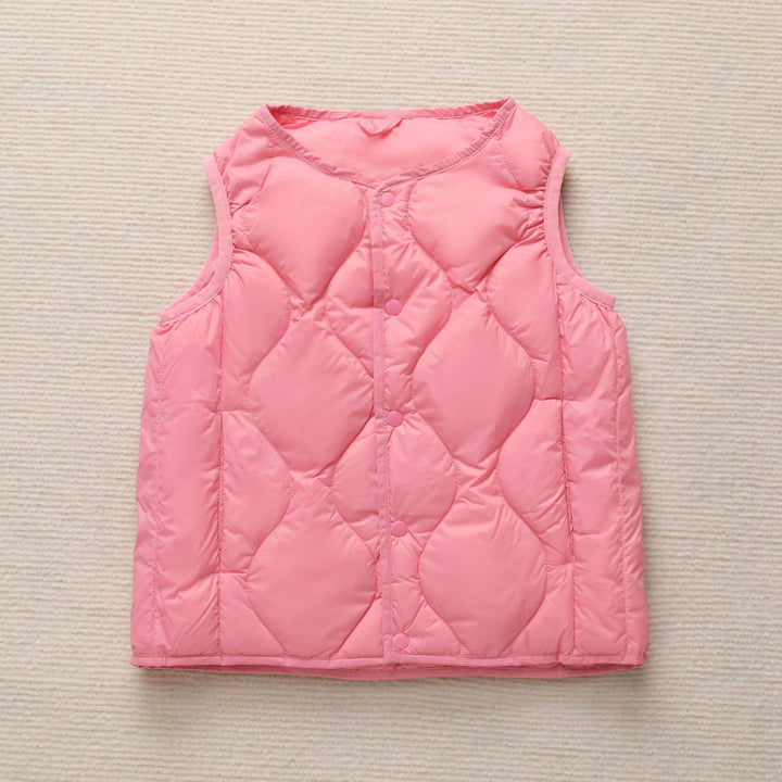 Damen Steppweste mit stylischem Quiltmuster und funktionalen Druckknöpfen Mirla-Eva Jonsson