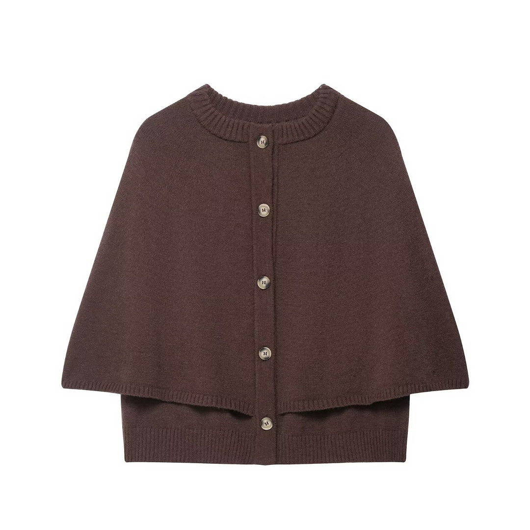 Damen Stick Poncho Mirla-Eva Jonsson
