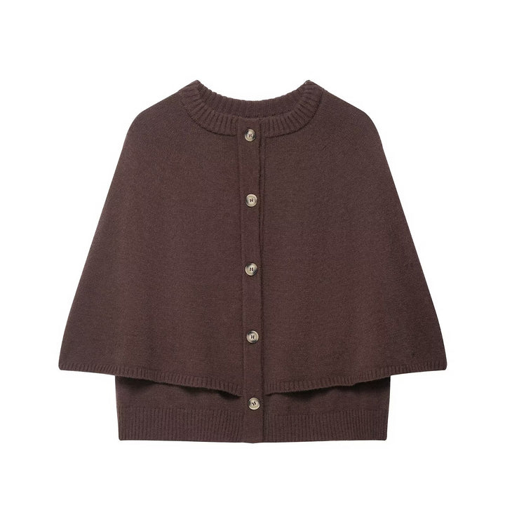 Damen Stick Poncho Mirla-Eva Jonsson