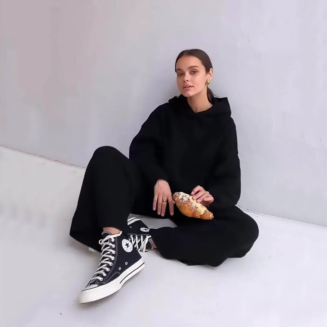Damen Stickad Loungewear Set Eva Jonsson-Eva Jonsson