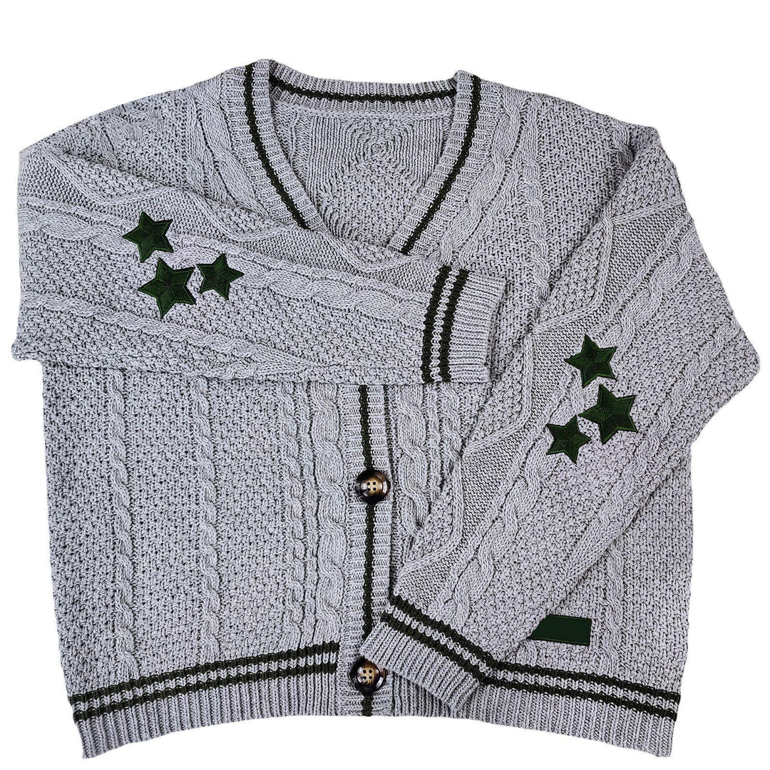 Damen Strickjacke mit dekorativem Sternen-Muster Mirla-Eva Jonsson