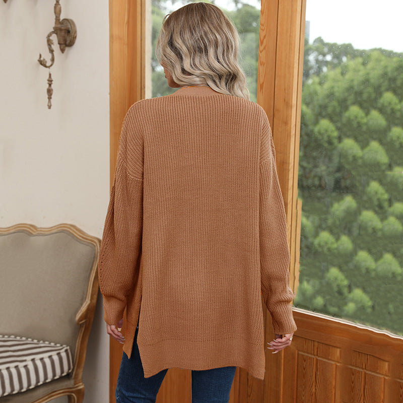 Damen Strickjacke mit filigranem Muster und bequemer Passform Eva Jonsson-Eva Jonsson