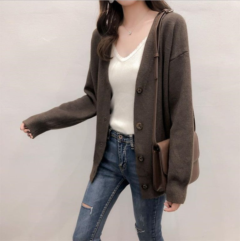 Damen Strickjacke mit knöpfbarem Design Mirla-Eva Jonsson