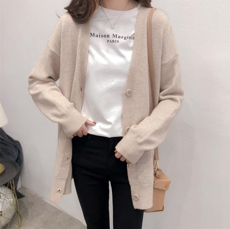 Damen Strickjacke mit knöpfbarem Design Mirla-Eva Jonsson