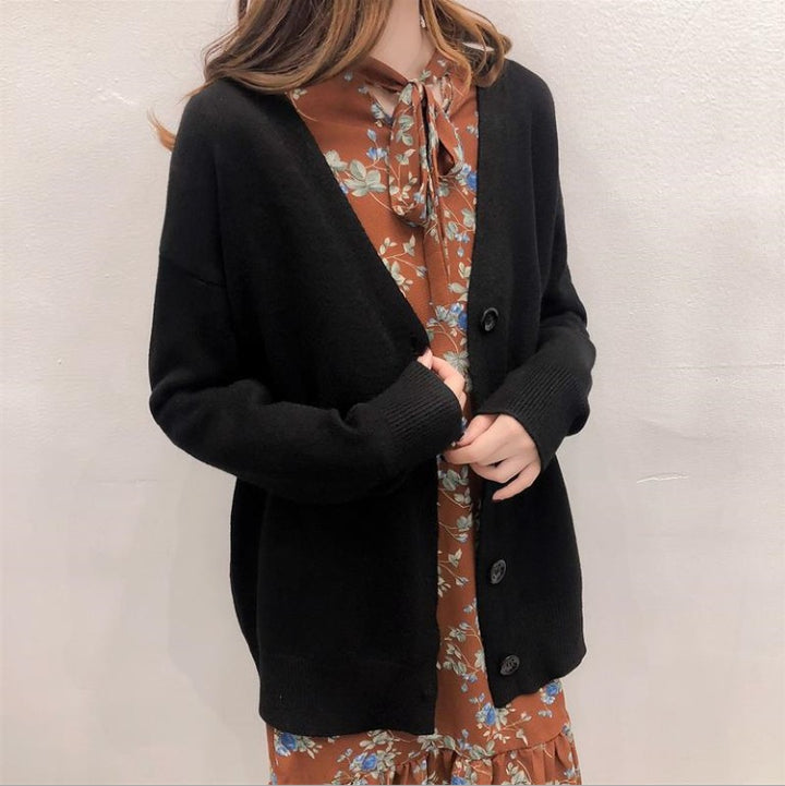 Damen Strickjacke mit knöpfbarem Design Mirla-Eva Jonsson