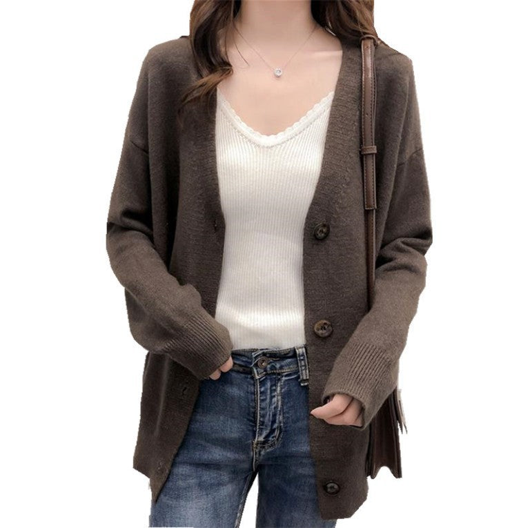 Damen Strickjacke mit knöpfbarem Design Mirla-Eva Jonsson