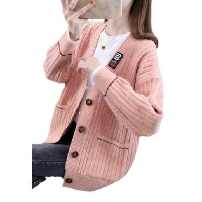 Damen Strickjacke mit strukturiertem Rippmuster und praktischen Taschen Mirla-Eva Jonsson