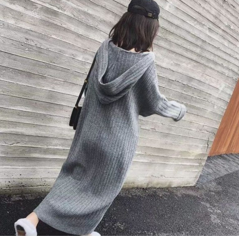 Damen Strickkleid mit geripptem Design und lässigem Schnitt Mirla-Eva Jonsson