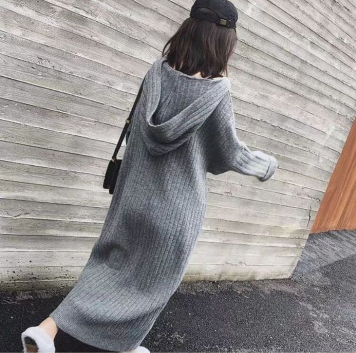 Damen Strickkleid mit geripptem Design und lässigem Schnitt Mirla-Eva Jonsson