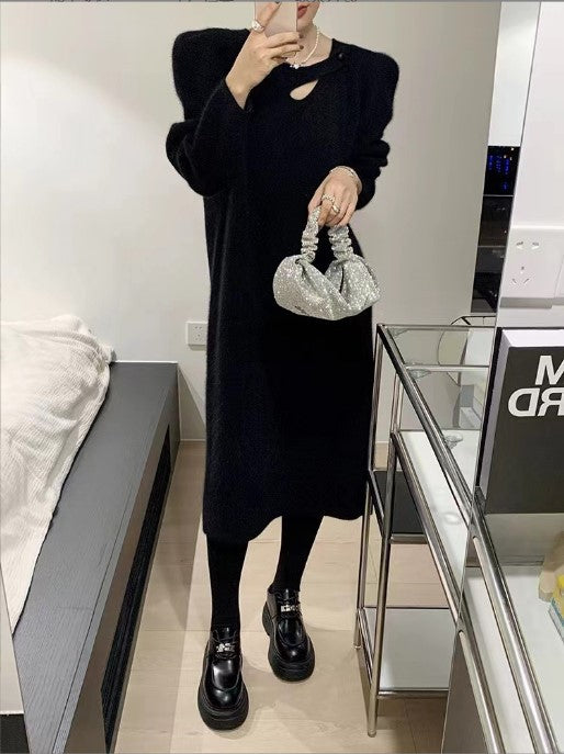 Damen Strickkleid mit modernem Design und eleganten Details Eva Jonsson-Eva Jonsson
