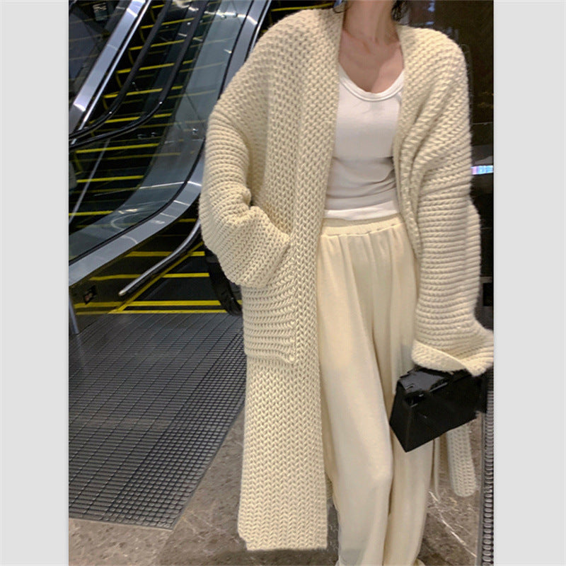 Damen Strickmantel mit Taschen Mirla-Eva Jonsson