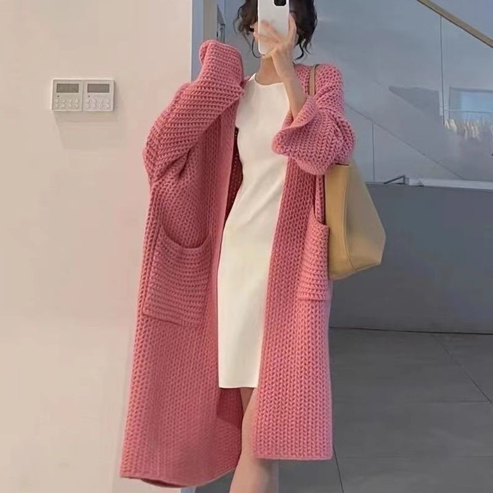 Damen Strickmantel mit Taschen Mirla-Eva Jonsson