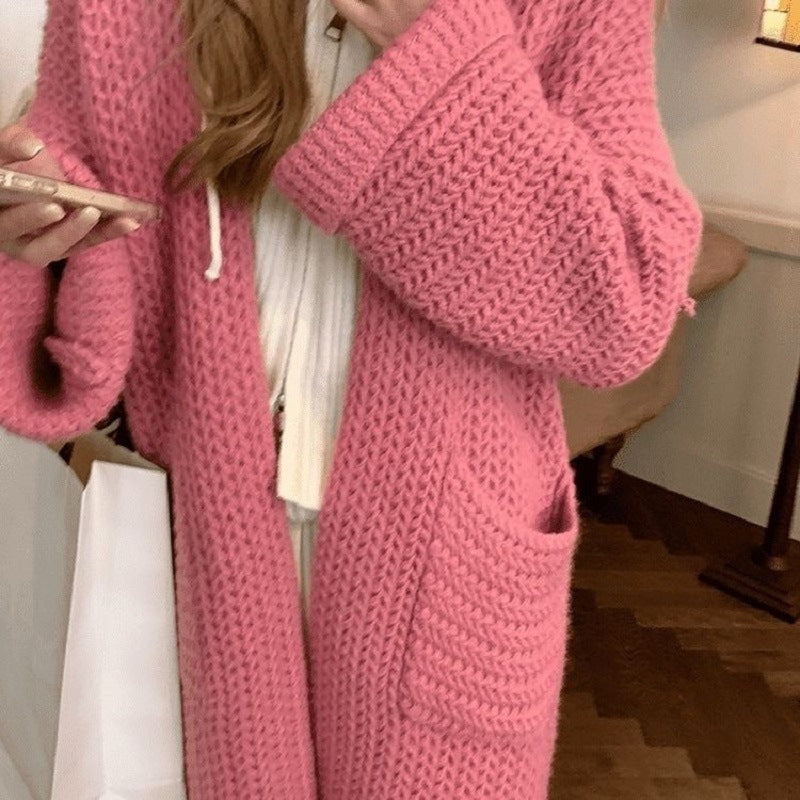 Damen Strickmantel mit Taschen Mirla-Eva Jonsson