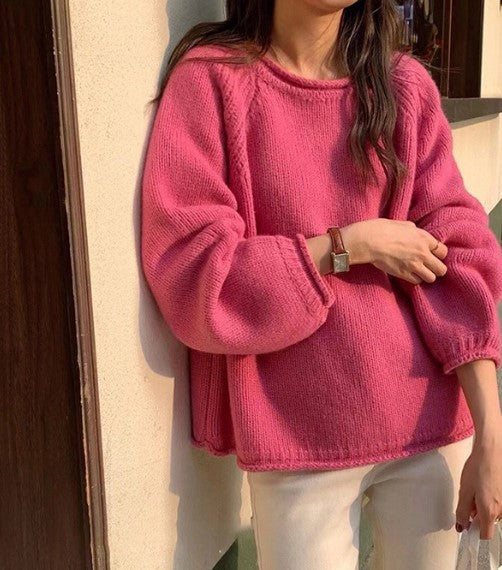 Damen Strickpullover mit lässiger Silhouette undmodernen Details Eva Jonsson-Eva Jonsson