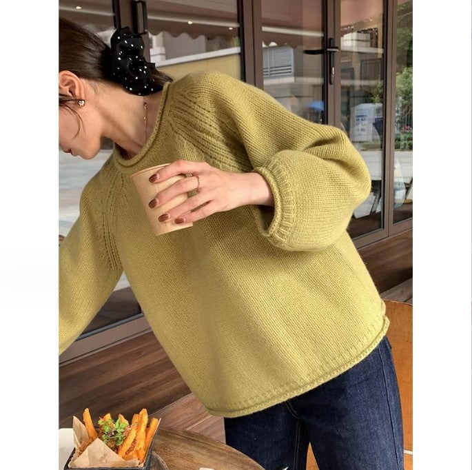 Damen Strickpullover mit lässiger Silhouette undmodernen Details Mirla-Eva Jonsson