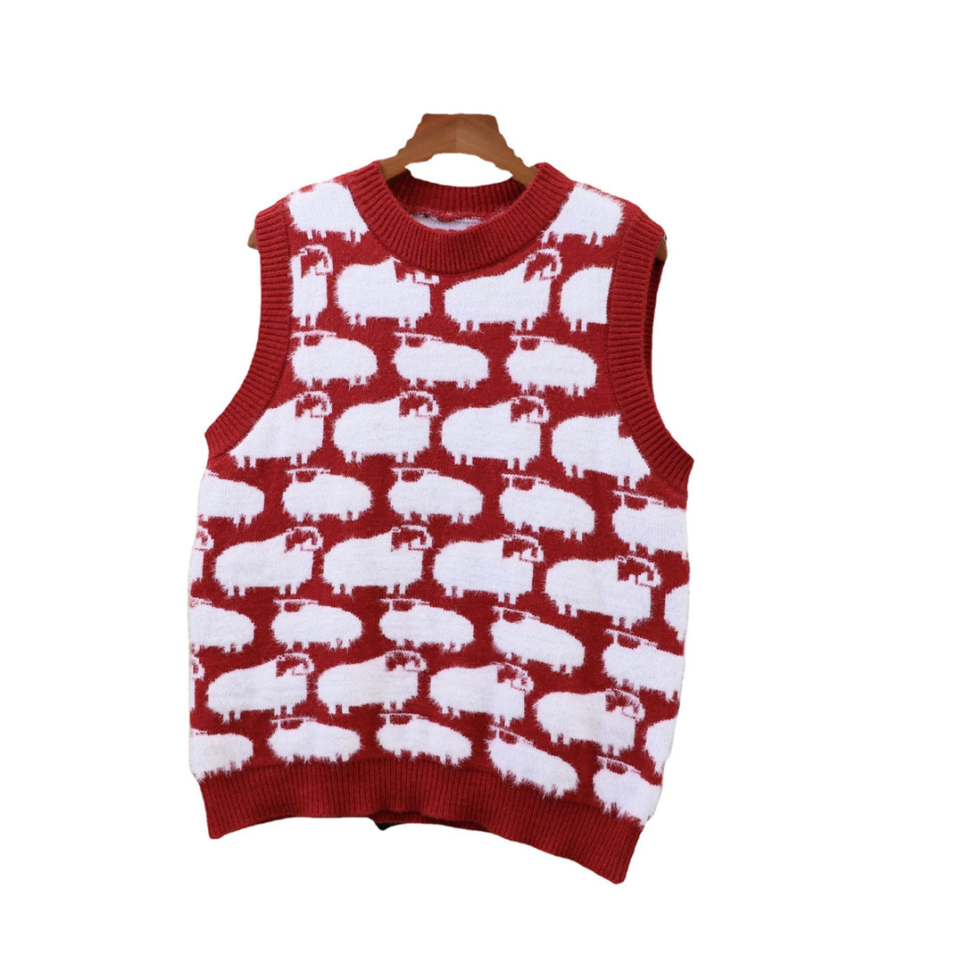 Damen Strickpullover mit verspieltem Tiermotiv und lässigem Schnitt Mirla-Eva Jonsson