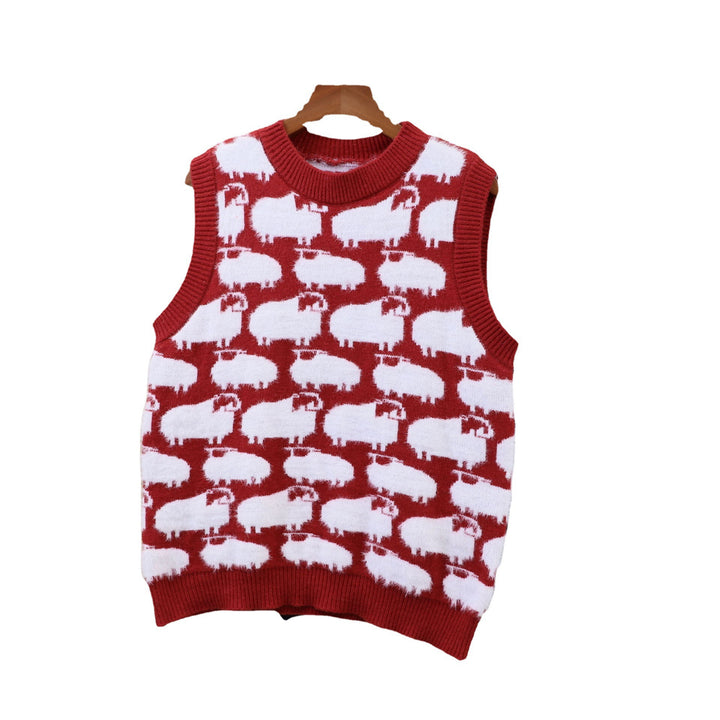 Damen Strickpullover mit verspieltem Tiermotiv und lässigem Schnitt Mirla-Eva Jonsson