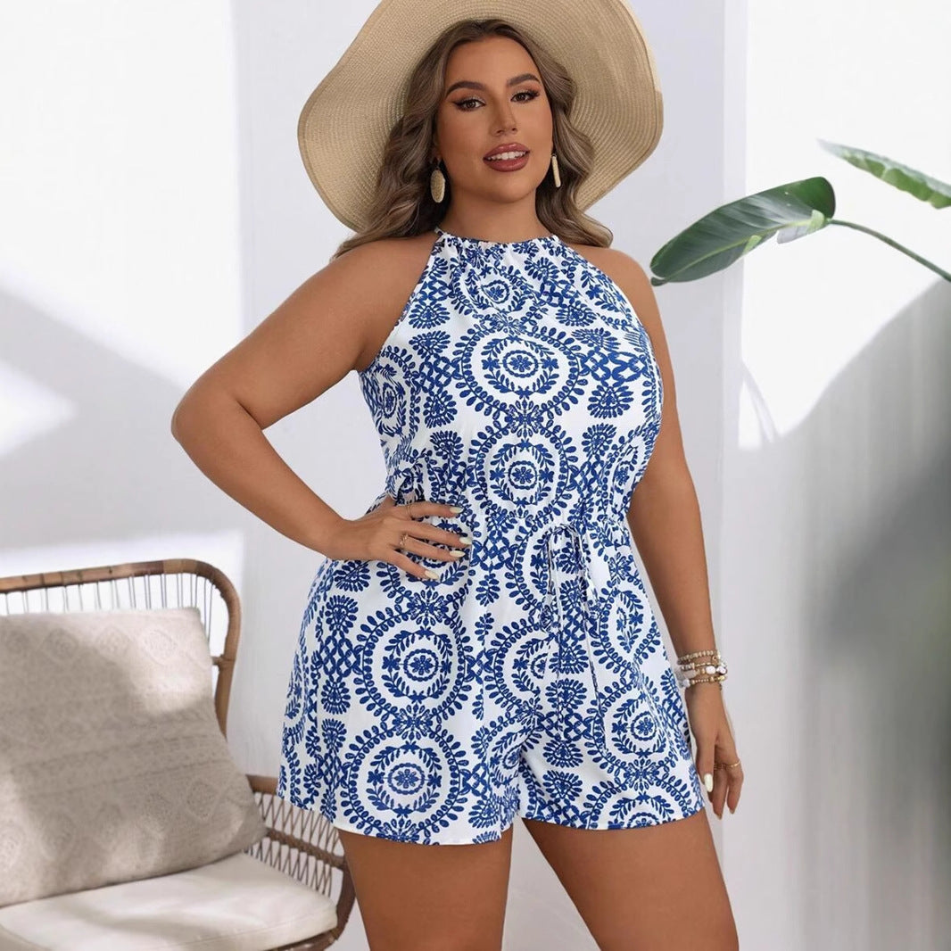Damen Stylish Jumpsuit mit elegantem Halterkragen und Bindewurst Mirla-Eva Jonsson