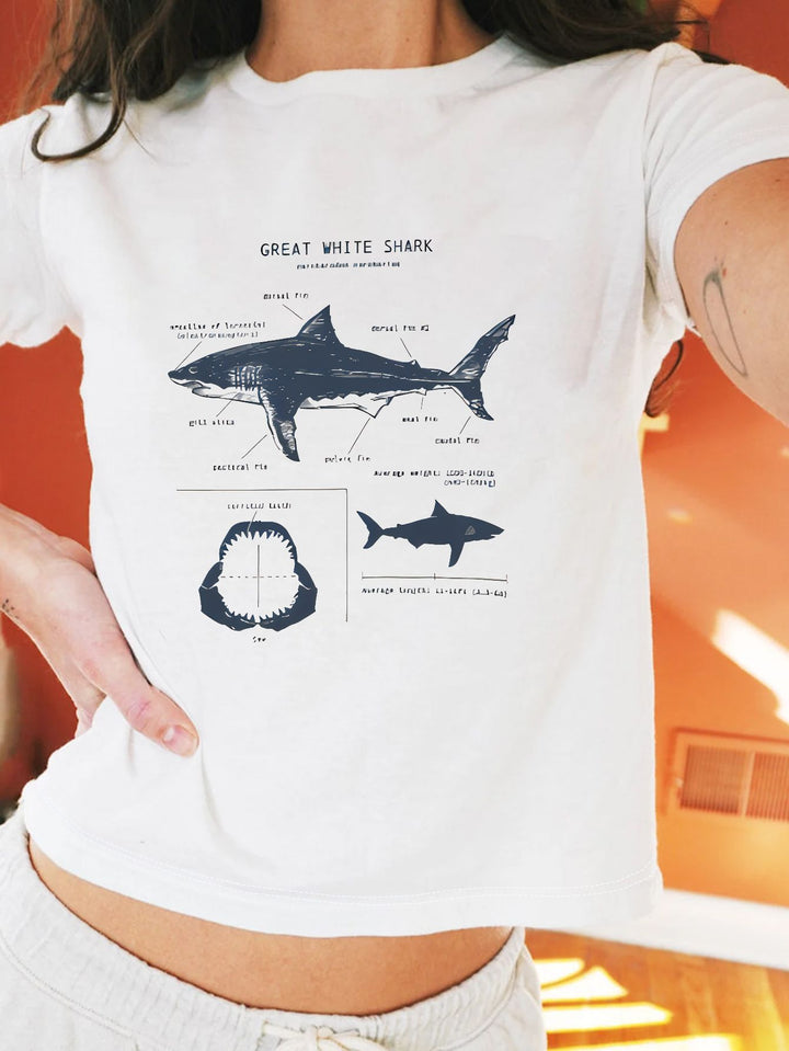 Damen T-Shirt mit künstlerischem Katzenmotiv Mirla-Eva Jonsson