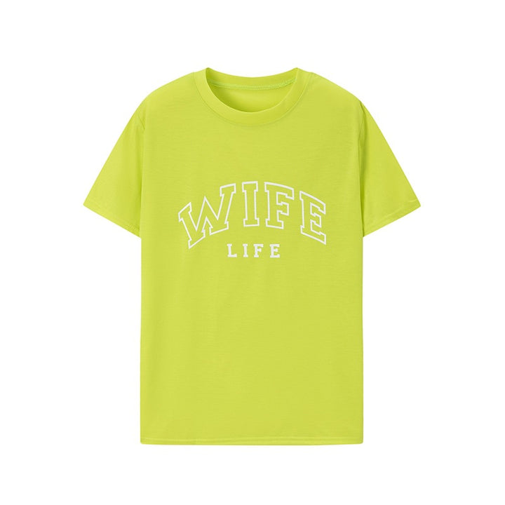 Damen T-shirt med trendig text Mirla-Eva Jonsson