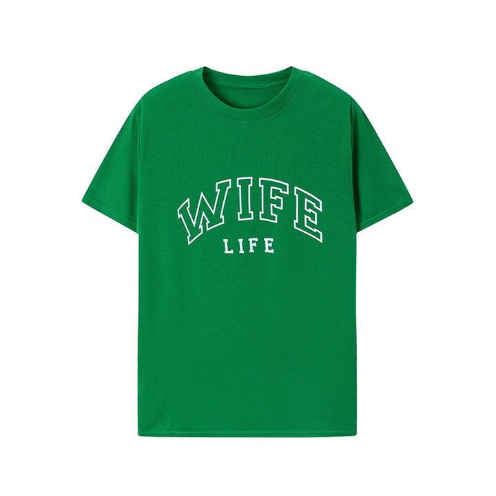 Damen T-shirt med trendig text Mirla-Eva Jonsson