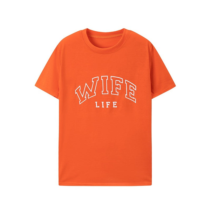Damen T-shirt med trendig text Mirla-Eva Jonsson