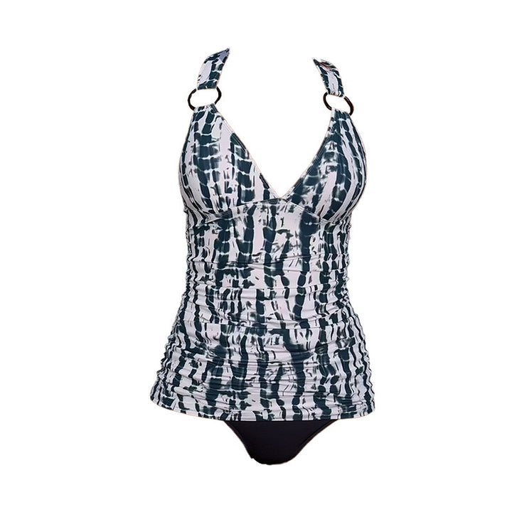 Damen Tankini med modernt vikdesign och stödjande band Mirla-Eva Jonsson