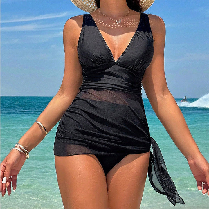 Damen Tankini med smart omslagdetalj Mirla-Eva Jonsson