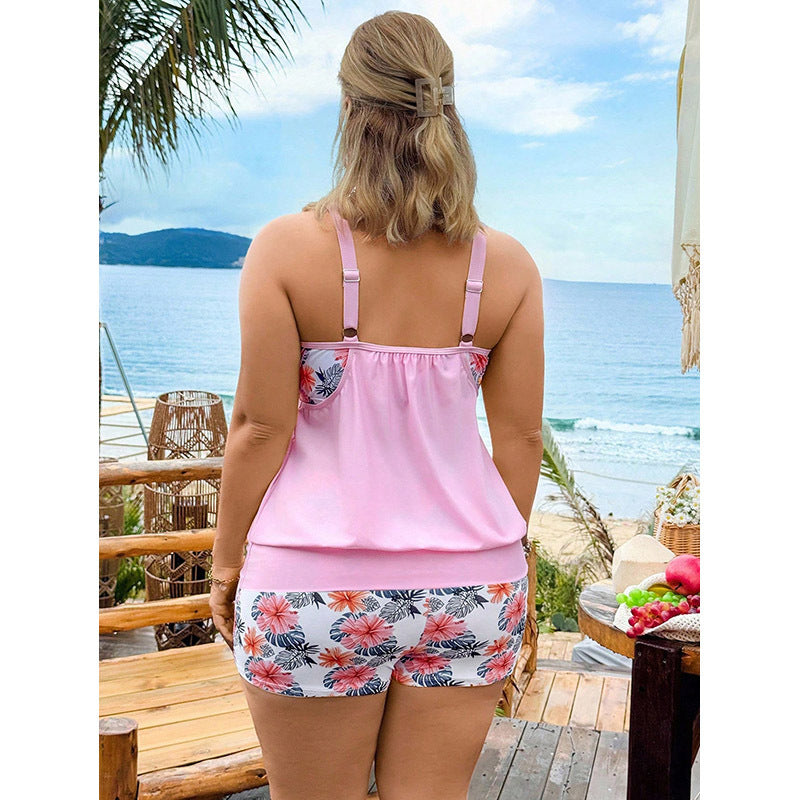 Damen Tankini-set med blommönster och enastående komfort Mirla-Eva Jonsson