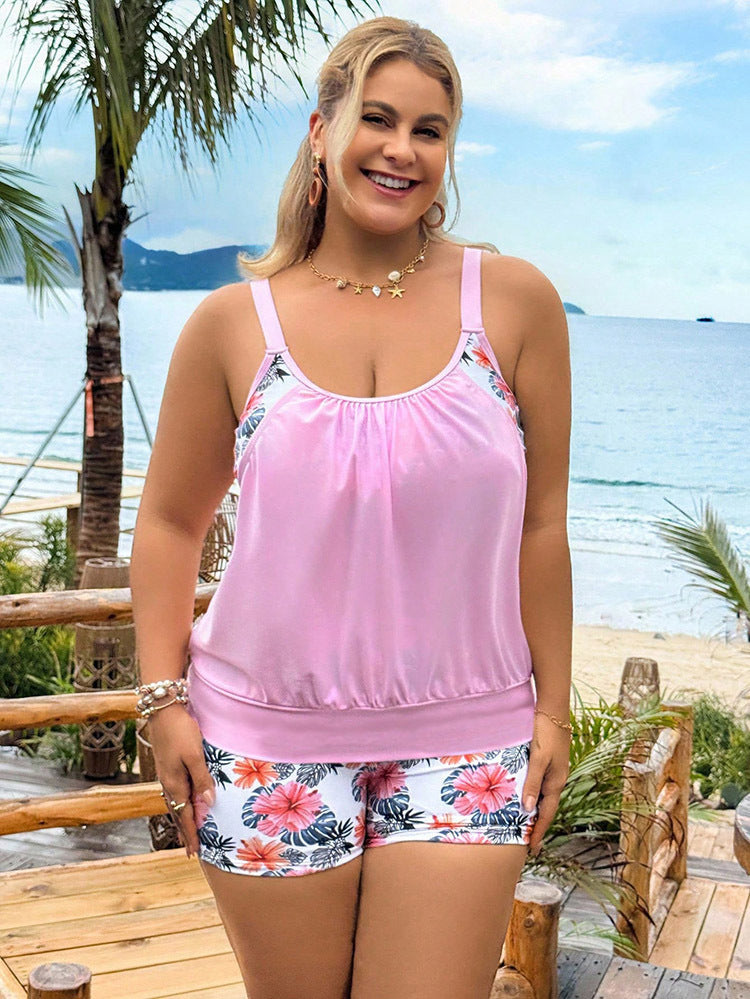 Damen Tankini-set med blommönster och enastående komfort Mirla-Eva Jonsson