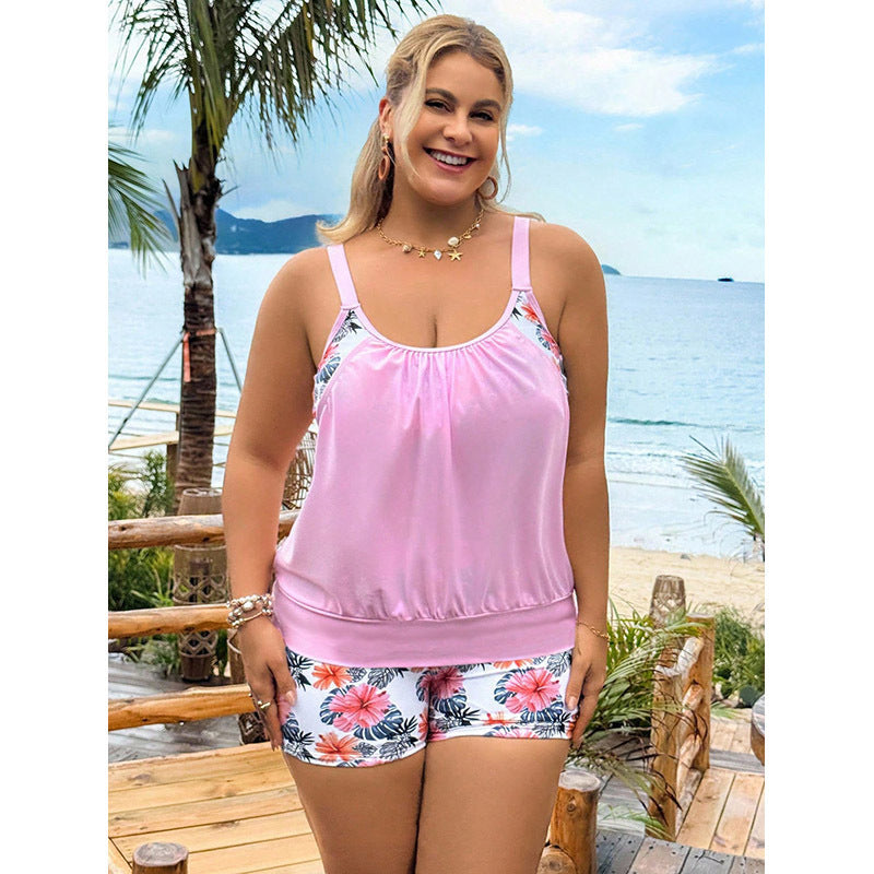 Damen Tankini-set med blommönster och enastående komfort Mirla-Eva Jonsson
