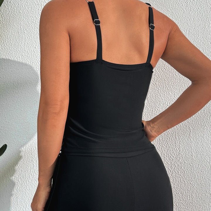 Damen Tankini-set med praktiska fickor och figursydd skärning Mirla-Eva Jonsson