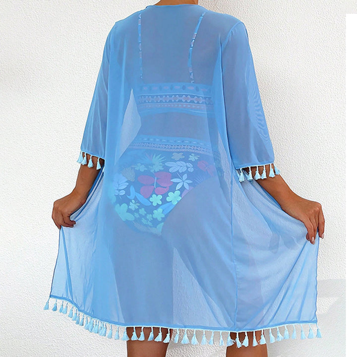 Damen Transparent Kimono-Kardigan Mirla-Eva Jonsson